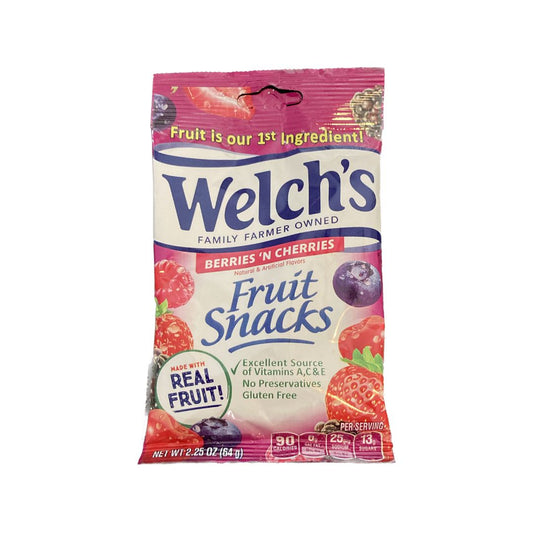 Welch's Fruit Snacks BERRIES 'N CHERRIES